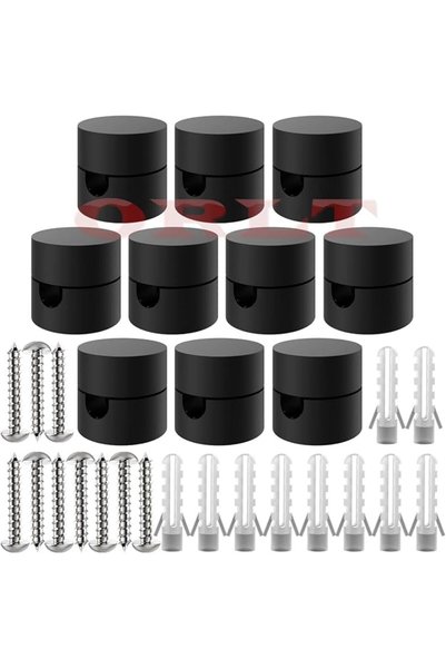 Generic خطاف تعليق ORLT للأسلاك الكهربائية [10 قطع باللون الأبيض] لتعليق المص...