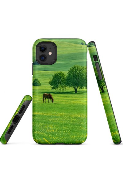 EDELFU متوافق مع iPhone 11 - غطاء Özgür At ذو الطبقة المزدوجة، غطاء حماية ذو ...