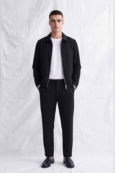 NGR Men's Grimsey Double Zipper Double Suit Black