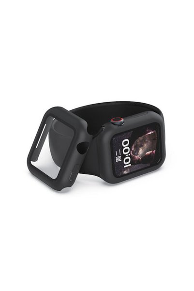 X-One Θήκη Dropguard με τζαμάκι για Apple Watch Series 10/11 42mm, μαύρη