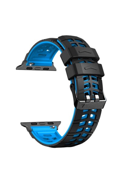 OEM Λουράκι Σιλικόνης για Apple Watch 42/44/45/49mm με Μεταλλικό Κούμπωμα, Μα...