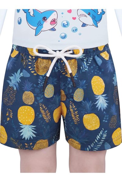 OtherMax Pantaloni scurți de baie pentru băieți, uscare rapidă, bleumarin, 10...