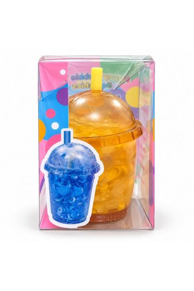 Generic Bubble Tea Cup Squishy Sensory Toy, Orange