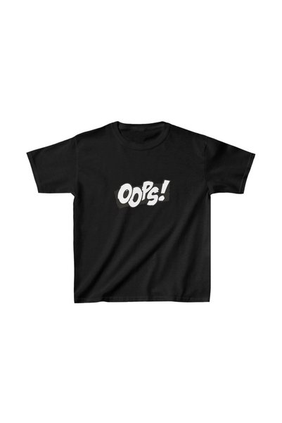 Marche Bien Unisex Kids Printed T-Shirt - Black