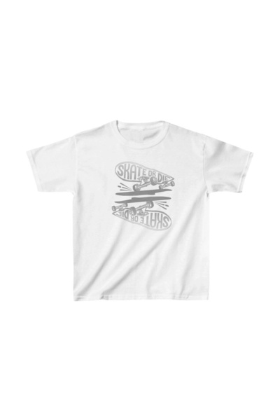 Marche Bien Unisex Kids Printed T-Shirt - White