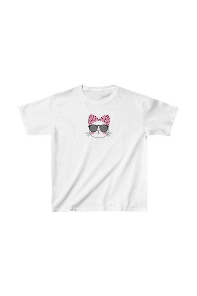Marche Bien Unisex Kids Printed T-Shirt - White