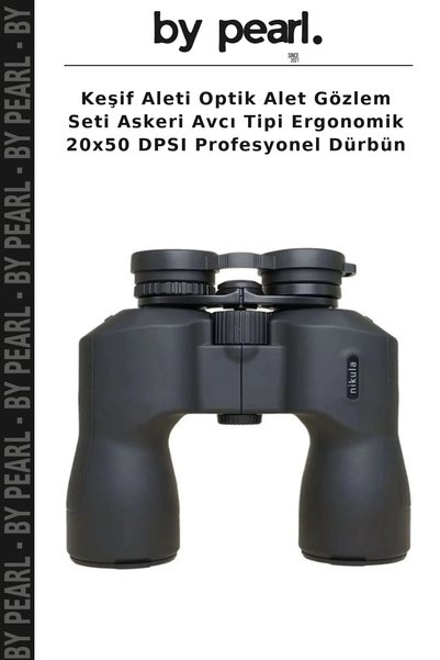 By Pearl Keşif Aleti Optik Alet Gözlem Seti Askeri Avcı Tipi Ergonomik 20x50 DPSI Profesyonel Dürbün