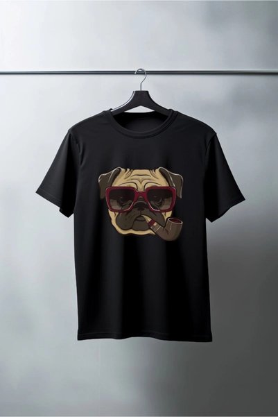 Marche Bien Marchè Bien Unisex Oversize 24/1 Combed Cotton Dtf Printed T-Shir...