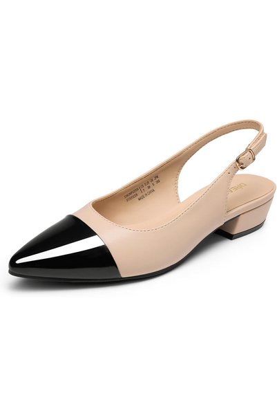 OtherMax Pantofi Damă cu Toc Eleganți Confortabili Stabili Bej 41