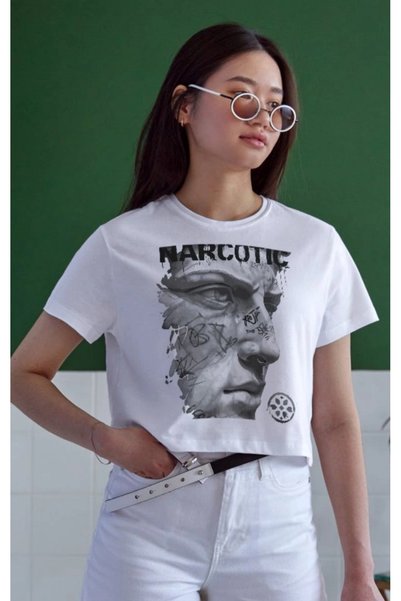 Marche Bien تي شيرت مارش بي إن للجنسين مقاس كبير 24/1 من القطن الممشط مطبوع ب...