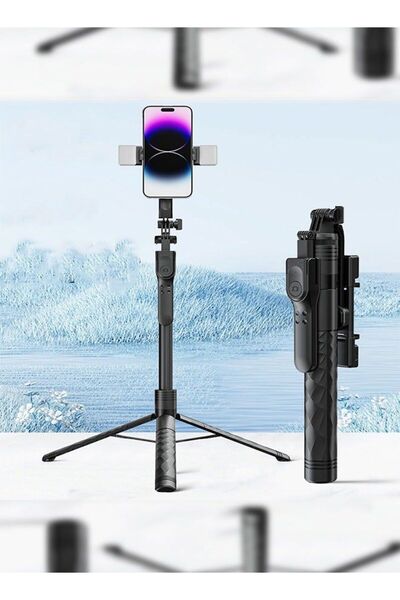 Haidue Aluminum Alloy Selfie Stick Phone Stabilizer 360° Rotating Multifuncti...