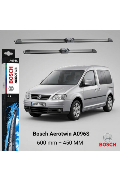 Bosch Wiper Blades VW Caddy III MPV 2KB/2KJ 2004–2006 | A096S