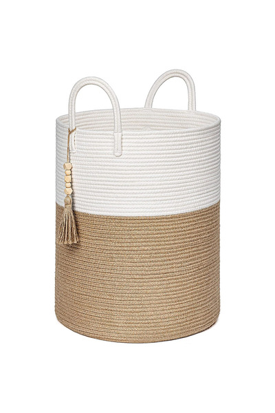 Generic Brand Coș de rufe din bumbac, 50x40 cm, Multifuncțional, Organizator ...