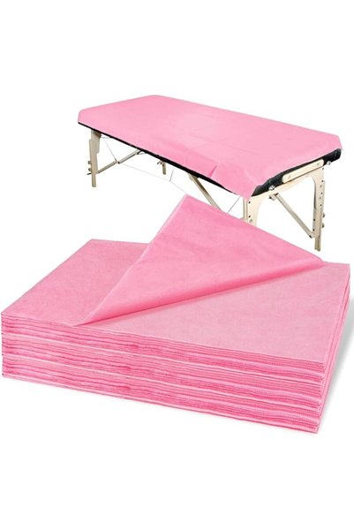 SYOSI Massage Table Sheets - 10PCS Disposable Waterproof Bed Sheets, Non-Wove...