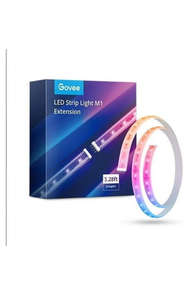 Govee Bandă LED, Govee, WiFi/Bluetooth, 1 m, RGBIC+, Multicolor