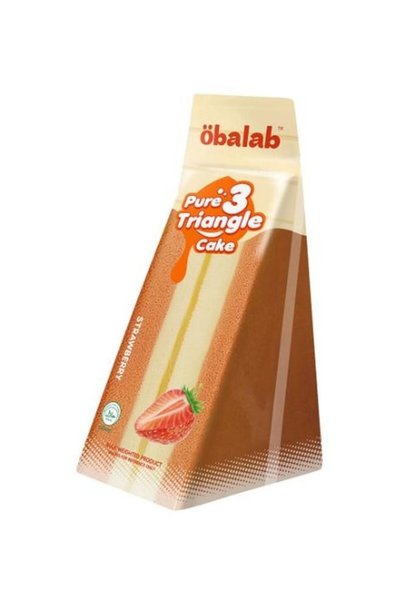 Öbalab Obalab Strawberry Flavour Layered Cake 100g