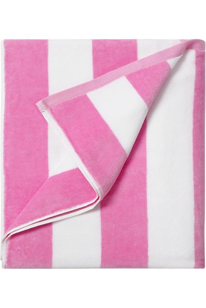 Generic Brand Extra Large Beach Towel, 90x180cm, Pink
