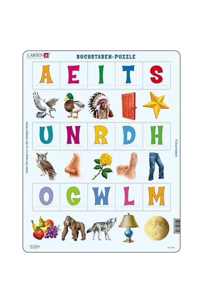 Larsen Puzzle First Words in German, 15 pieces LRLS2-DE