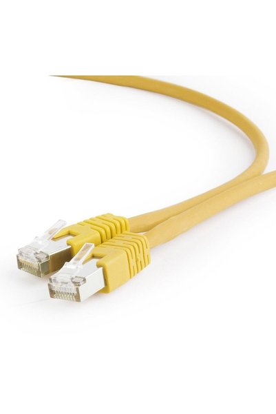 Gembird PP6A-LSZHCU-Y-2M patchcord RJ45, cat. 6A,SFTP, LSZH, 2m, yellow