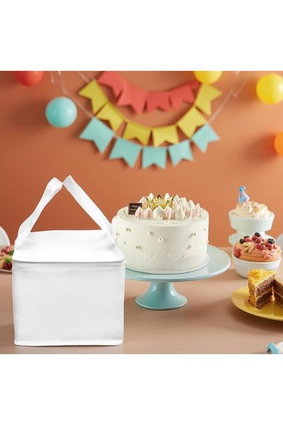 POSICHE Large Capacity Insulated Cake Delivery Bag with Aluminum Foil Lining, 3-Layer Insulated Food Storage Bag 30