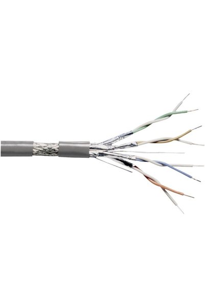Digitus Cablu retea DK-1531-P-1-1 CAT5e SF/UTP 100m Gri