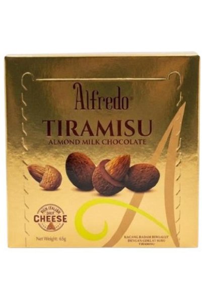 Alfredo Tiramisu Almond Milk Chocolate with Rich Italian Cream Cheese 65g
