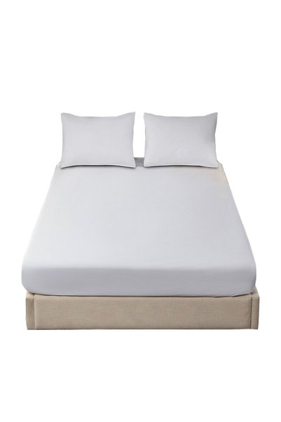 Generic Brand White Mattress Cover, 150 cm Wide x 200 cm Long x 30 cm High