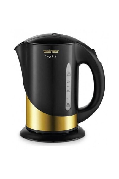 Zelmer Βραστήρας Crystal ZCK7630, 1,7 λίτρα, 1850 W, Μαύρο-Επιχρυσωμένο