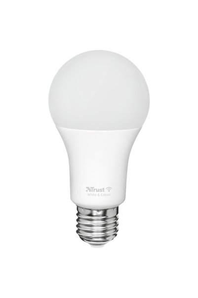 Trust Pachet 2 becuri LED RGBCW WiFi, E27, luminozitate 806 lm, clasa energet...