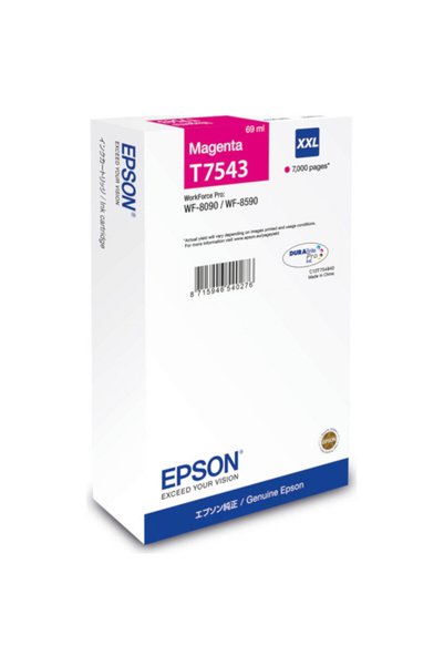 EPSON Cartus T754340 Magenta, Pachet individual, 1 x 69.0 ml, XXL