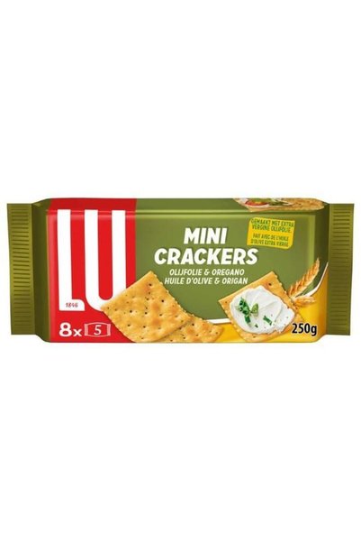 Lu Mini Crackers Olive Oil & Oregano 250g