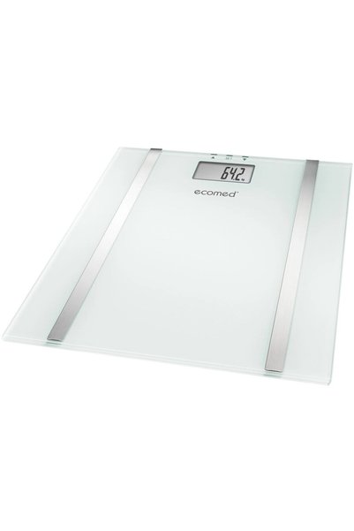 medisana Ecomed BS-70E Body Analyzer Scale, 150 kg, 10 memories, Glass Platform