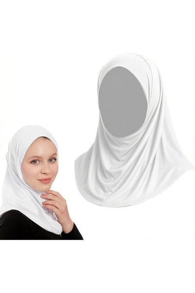 GoodTool حجاب مع غطاء للذقن للنساء، قبعة داخلية تحت الحجاب، وشاح حجاب للمسلما...