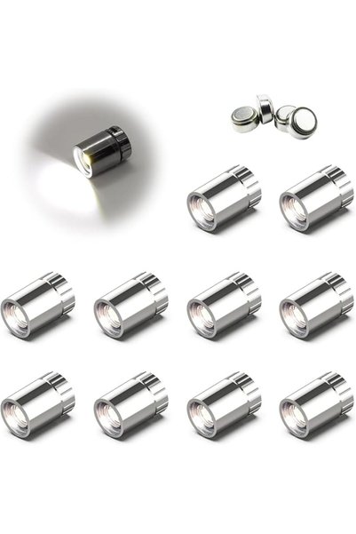 Aputue أضواء LED صغيرة، 10 قطع من الأضواء الصغيرة اللاسلكية، أضواء LED صغيرة ...
