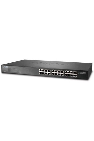 Planet Switch Fast Ethernet 10/100Base-TX cu 24 de porturi
