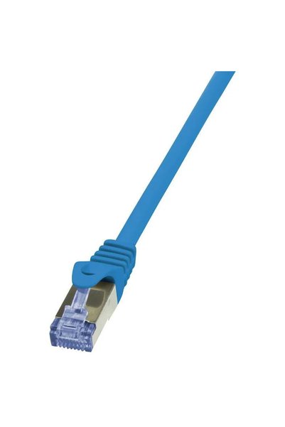 LogiLink Cablu patch Cat.6A 10G S/FTP PIMF PrimeLine 7,5m, LogiLink, Albastru