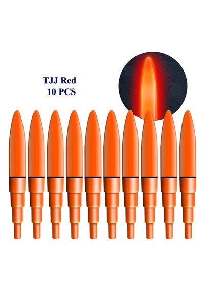 Choice TJJ Red 10PCS 0Pcs Electronic Fishing Light Sticks, Bright Night Fishi...