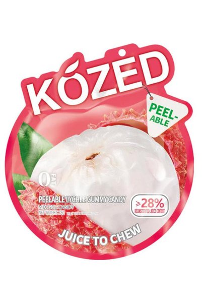 KOZED Peelable Gummy Lychee Flavor 70g