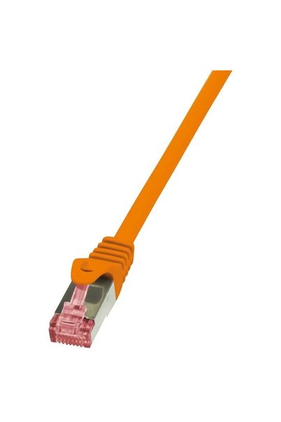 LogiLink Cablu patchcord Cat.6 S/FTP PIMF PrimeLine 3,00m, portocaliu