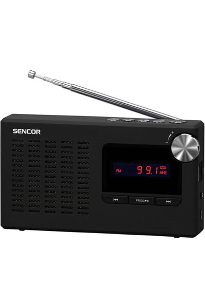 Sencor Portable Radio SRD 2215 USB / microSD, Black