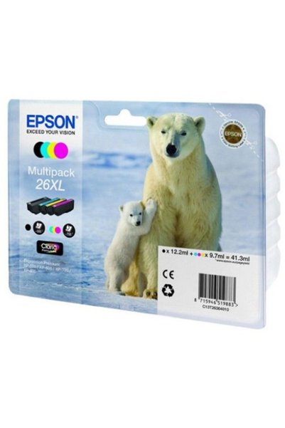 EPSON Σετ T2636 XL CMYK Claria Πολυσυσκευασία |   XP-600/700/800