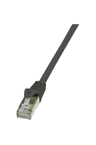 LogiLink Cablu Patch cord Logilink, cat5e F/UTP, 2m, Negru, CP1053S