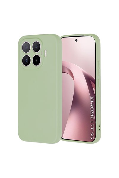Aiyando Husa pentru Xiaomi 17T Liquid Silicone, subțire, captusita cu microfi...