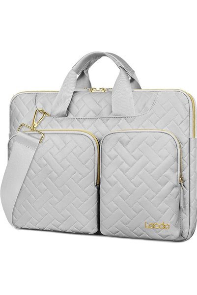 Lacdo 360° Protective Laptop Shoulder Bag, 15-15.6 inch Laptop Sleeve Case