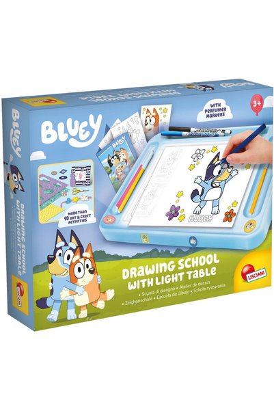 Lisciani Tablita de desen cu lumini - Bluey, 3 ani+
