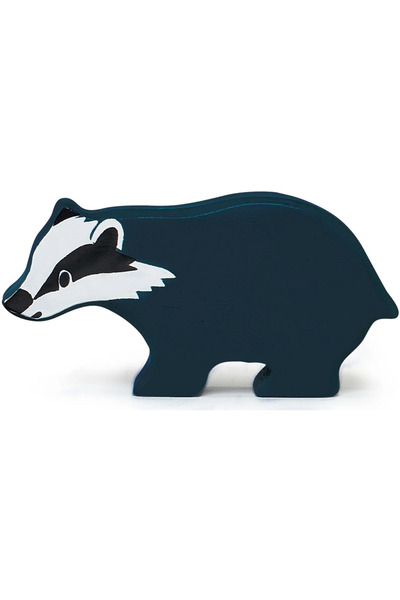 Tender Leaf Badger Figurine, made of premium wood - Badger - Toys, Age 3+ yea...