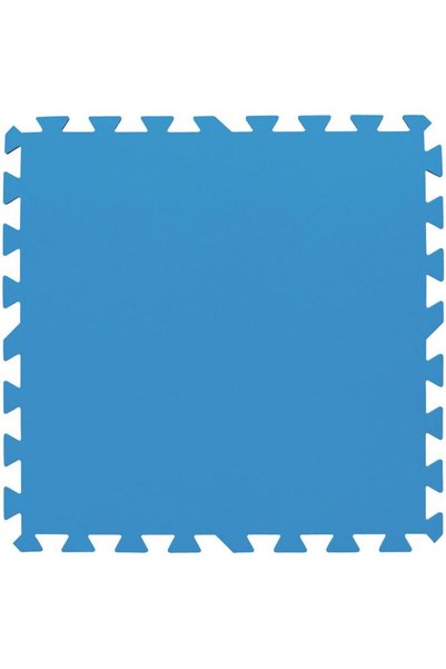 BESTWAY Set de 8 protectii podea de piscina (covor), 50 x 50 cm, Albastru