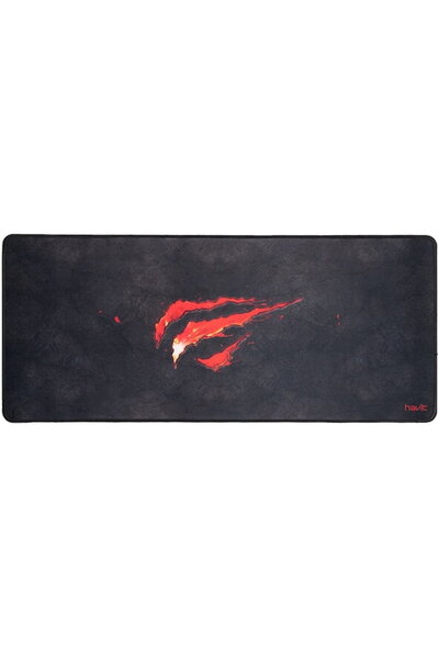 Havit Gaming mousepad HV-MP861, Textile - rubber material, Anti-slip, Black-red