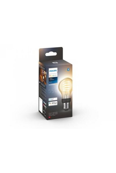 Philips Bec LED έξυπνη vintage λάμπα νήματος Hue, Bluetooth, Zigbee, A60, E27...
