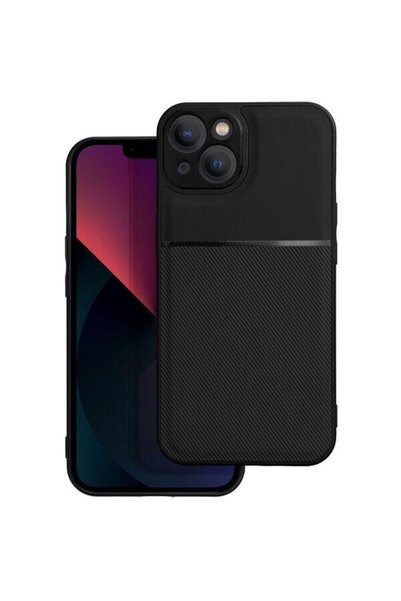 OEM Husa iPhone 13 din policarbonat si TPU, Neagra, HU13